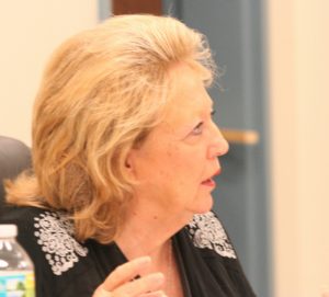 City Planner Jackie Gorman said staff recommended denial of the developer's request to rezone the school property, but said she would work with the businessman regardless of the commission's decision.