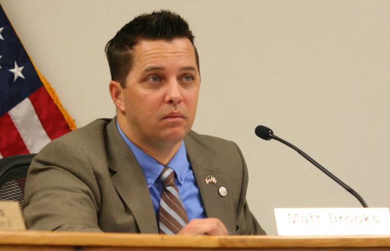 County Commissioner Matt Brooks will serve as chairman in 2020.