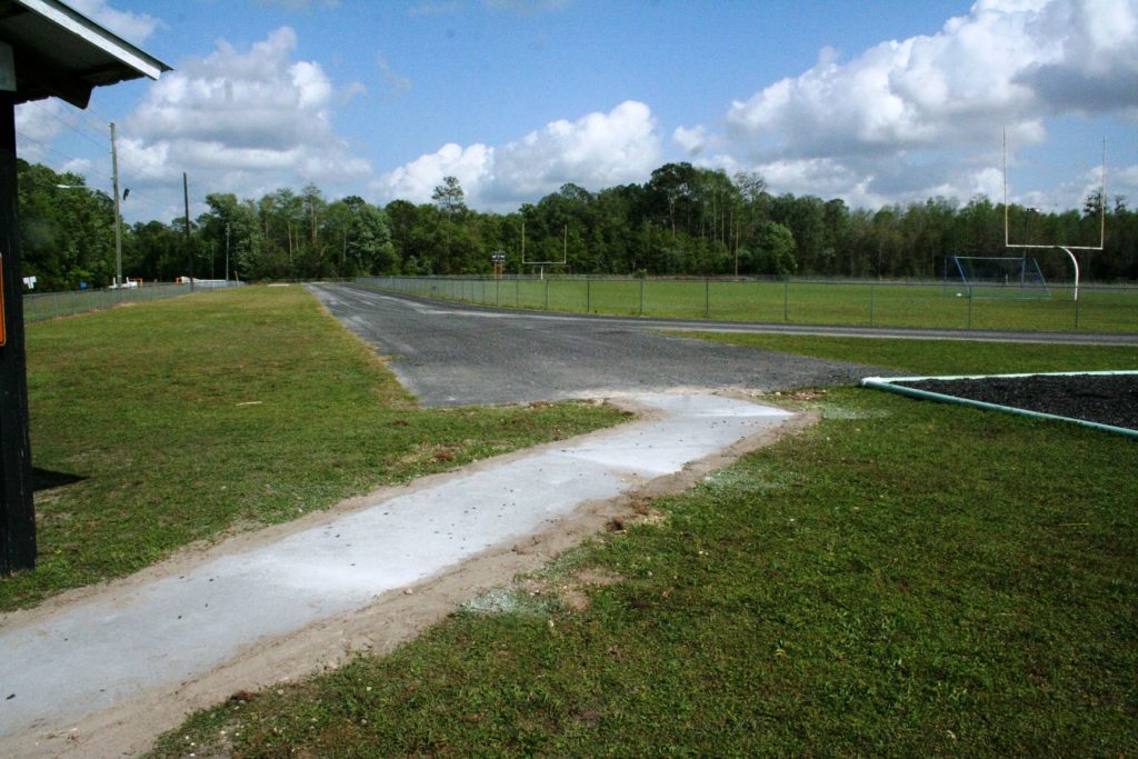 Wheelchair visitors have good access to the track for the first time.