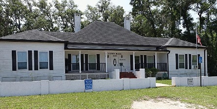 Photo by James D. Collins Town Hall, Town of Bronson, Levy County, Florida