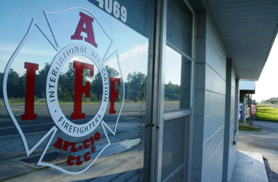 The International Association of Firefighters Local 4069 met in this union hall in Bronson to ratify their three year contract with the Levy County Commission. The vote was 21-4 to approve the contract.