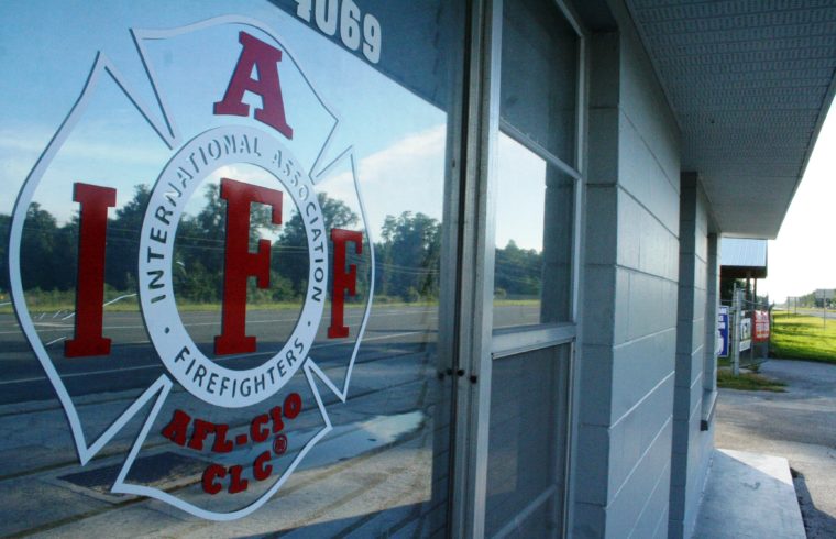 The International Association of Firefighters Local 4069 met in this union hall in Bronson to ratify their three year contract with the Levy County Commission. The vote was 21-4 to approve the contract.