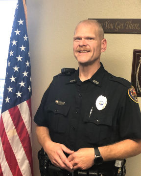 Scott "Owen" Confessor has been hired as a patrol officer for the Williston Police Department. Photo by Police Chief Dennis Strow