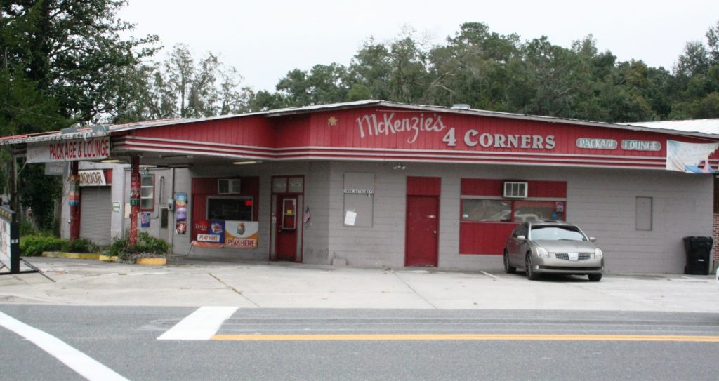 McKenzie's 4-Corner's Bar in Bronson will soon be replaced by a large retail gas station/restaurant development.