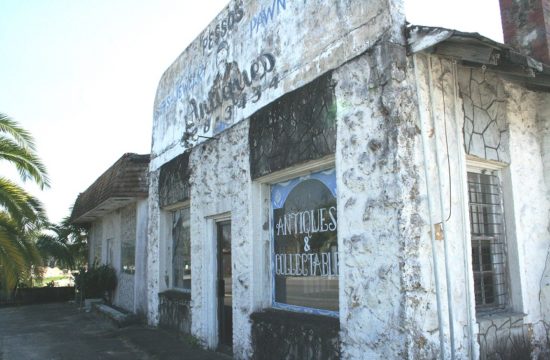 The former Pesso's Antiques and Pawn along West Noble Ave. is an unsafe building, according to City Manager Jackie Gorman.