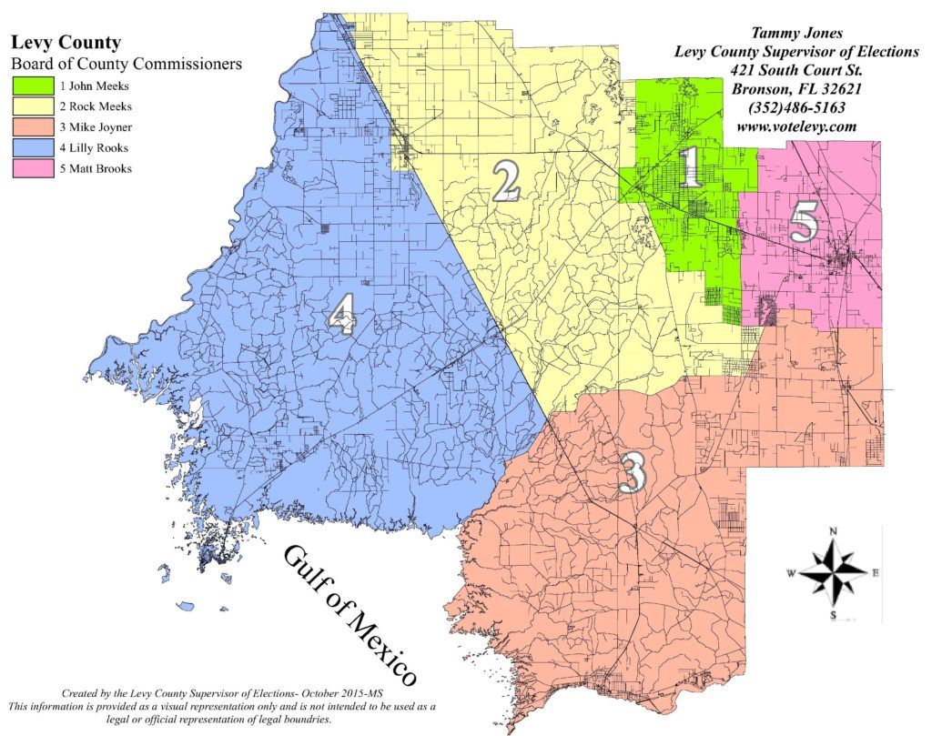 District Map for Board of County Commission