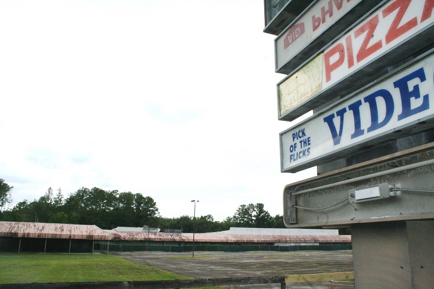 The sign outside the former Winn Dixie shopping center has seen better days but the new owner, Matt Crandell, has big plans for the former retail center.