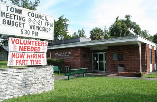 Bronson elections take place in the Dogan Cobb Municipal Building. Town Council meeting occur in the same location. A Town Council meeting is set for Monday at 7 p.m.