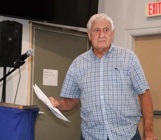 Bonaventure Colonnese speaks to Levy County Commissioners about his concerns regarding migrants crossing the southern border and migrants coming from Afghanistan.