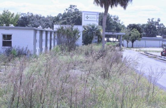 Williston residents have been complaining about the unsightly appearance of the grounds surrounding the vacant hospital. Waist-high weeds and grass were growing in abundance
