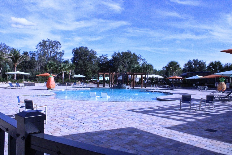 Black Prong's pool is exceptionally attractive and is part of the facility's allure as a resort.