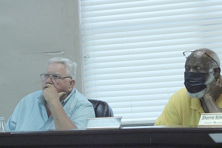 Mayor Robert Partin said the proposed water and sewer system between Bronson and Cedar Key could cost $100 million. He said part of the plan is to ship reclaimed sewer water back to Bronson for spraying on a farm field. Councilman Aaron Edmondson said the reclaimed sewer water doesn't need to be sent back to Bronson.