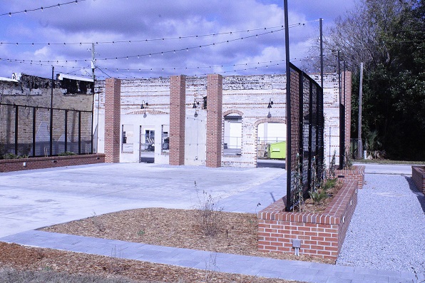 City officials have created the foundations for Fireman's Park in Block 12.