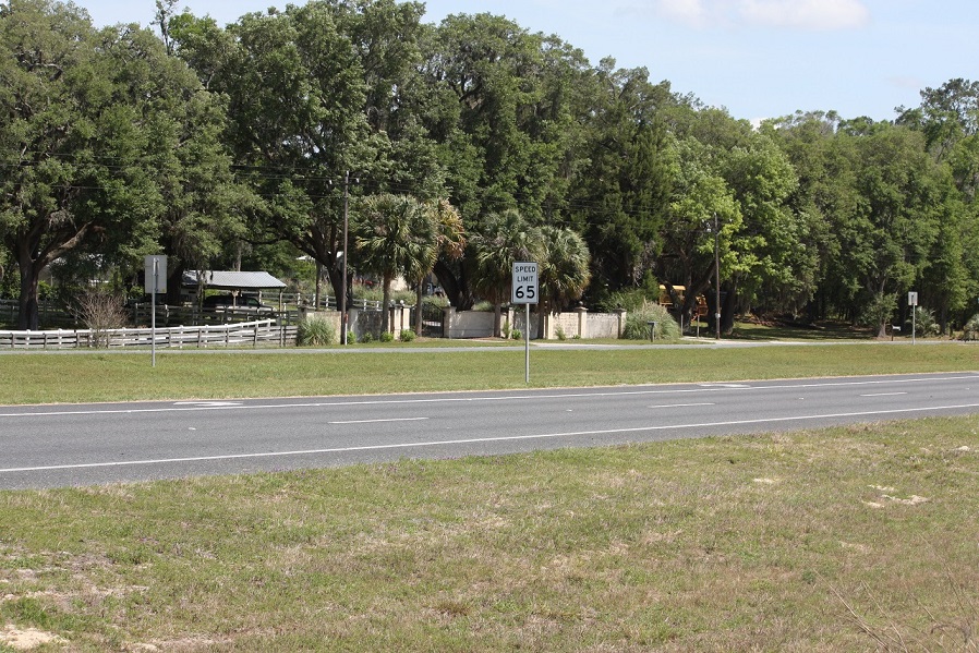 This photograph was taken from an 80 acre field purchased by Nature Coast Soils, LLC facing a beautiful home on the opposite side of U.S. 27. Photo by Linda Cooper