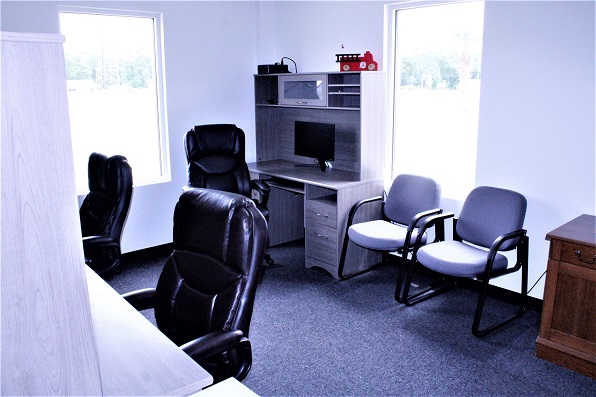 An officer's room will provide an area to write reports.