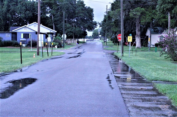 Joab Penney's home stands at the intersection of NW 4th St, and NW 1st Ave. in Williston. The intersection floods in heavy rains.