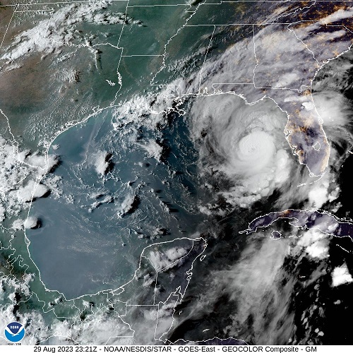 Hurricane Adalia moves northward late Tuesday in the Gulf of Mexico headed for the Steinhatchee area of the Big Bend.